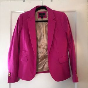 J. crew Hot Pink Wool Blazer